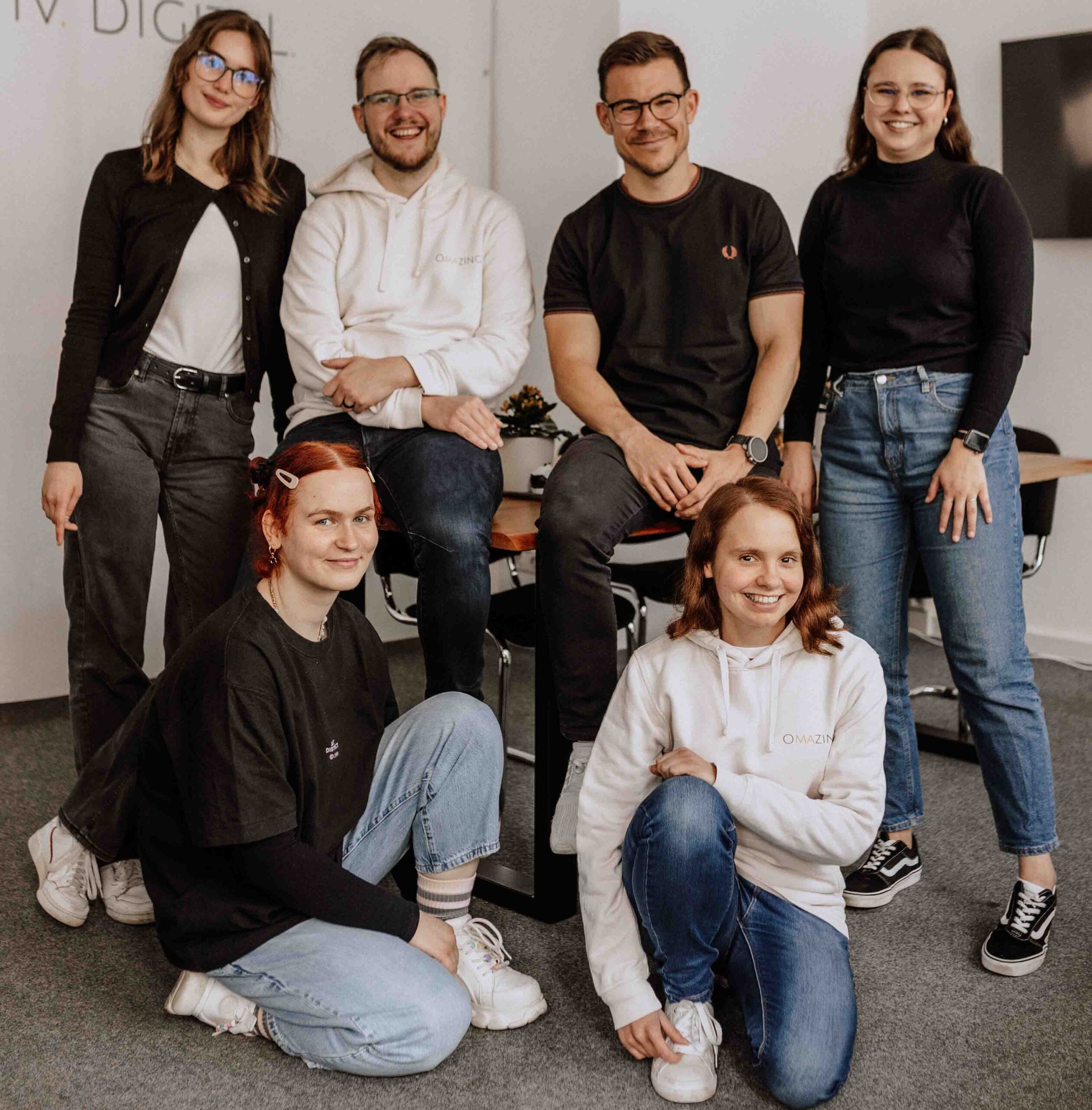 erfolgreiches Team mit gutem Zusammenhalt