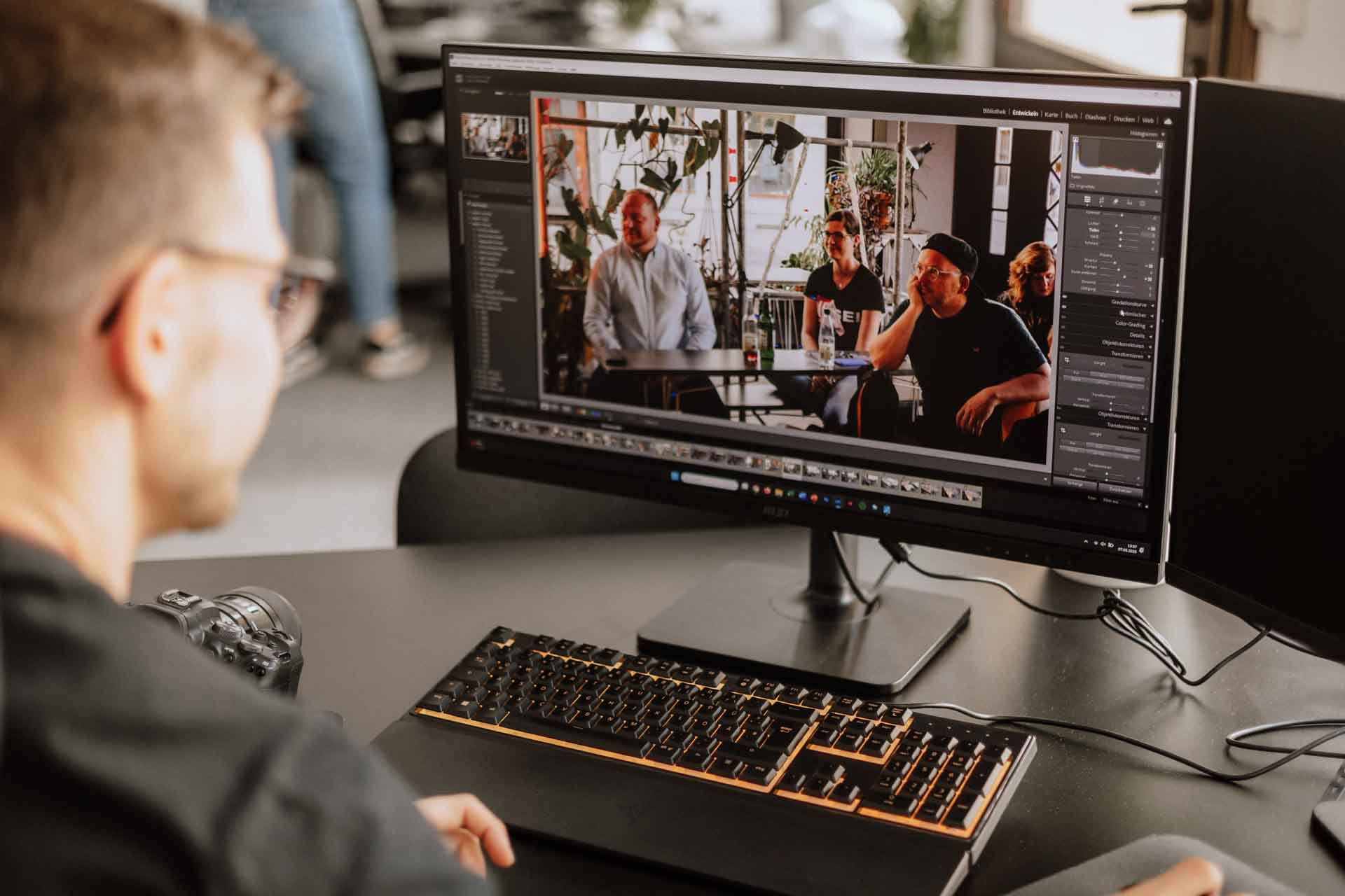authentische und professionelle Präsentation durch Videoproduktion